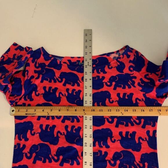 Lilly Pulitzer Dress Women XS Extra Small Tusk In Sun Elephant Print Cassie Mini - Picture 8 of 13